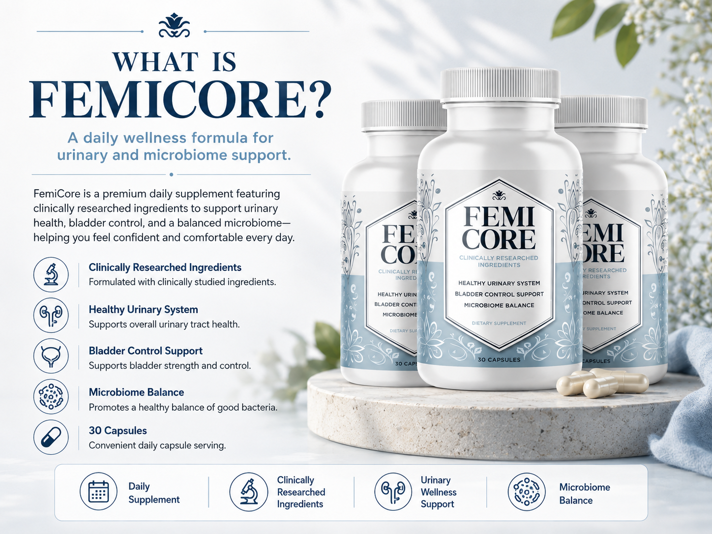 What is FemiCore: bladder support formula